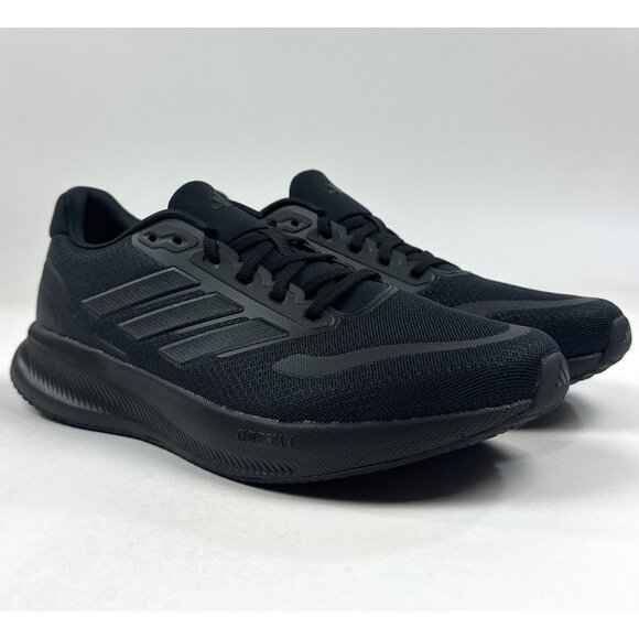 Adidas Runfalcon 5 Mens Black Shoes Sneakers Running Athletic IE8812 - Picture 2 of 9